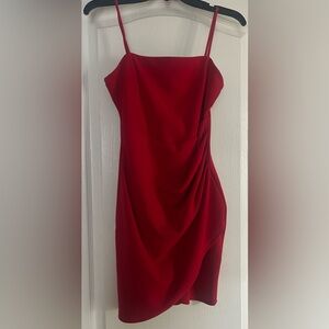 Windsor Asymmetrical Red Dress